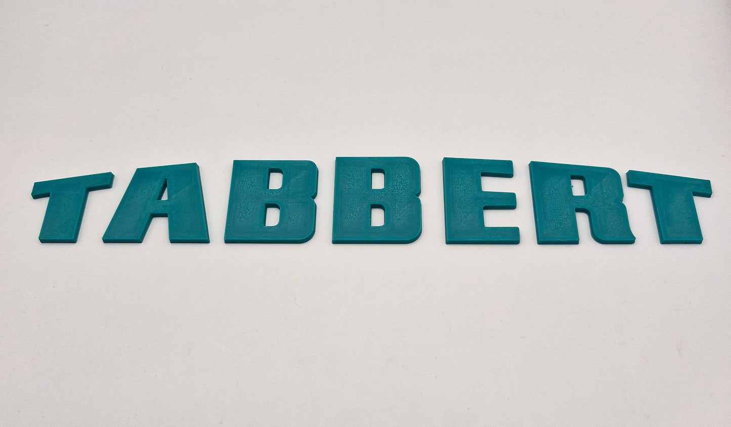 Tabbert Buchstaben für Schriftzug