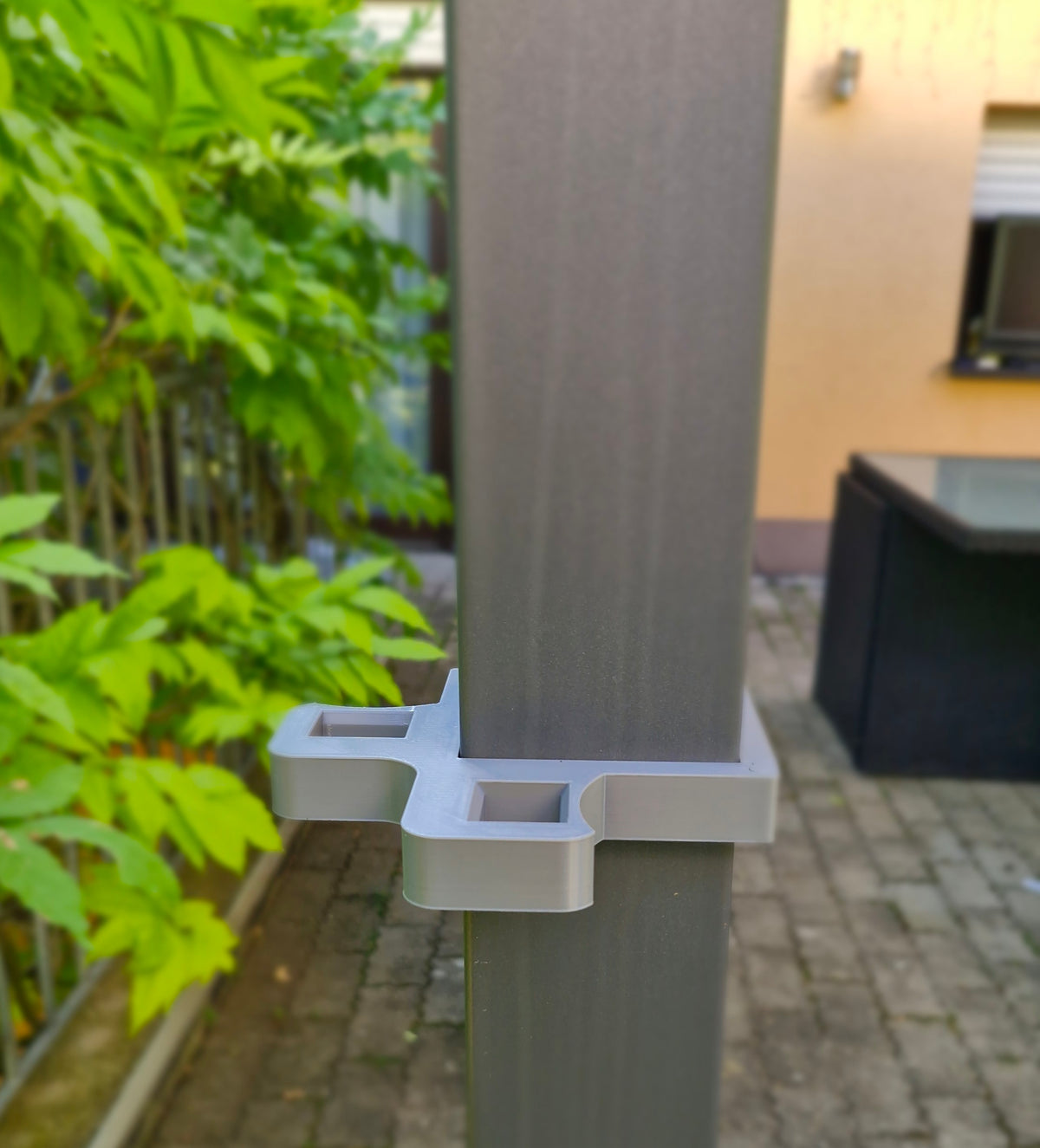 Halterung für Seitenmarkisen 2fach, Eckverbindung